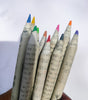 Upcycled Newspaper Pencil - Black (One pencil)