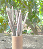 Upcycled Newspaper Pencil - Black (One pencil)