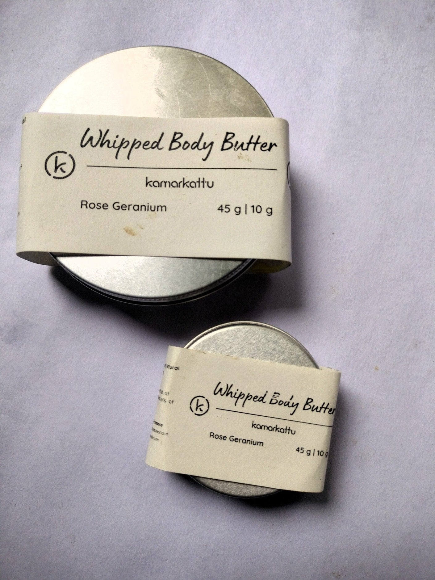Whipped Body Butter - Rose Geranium (45 g)