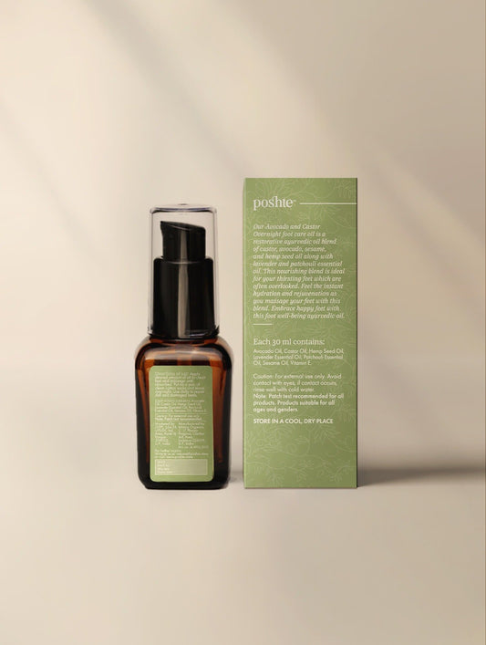 Avocado and Castor Overnight Foot Care Oil 30ml