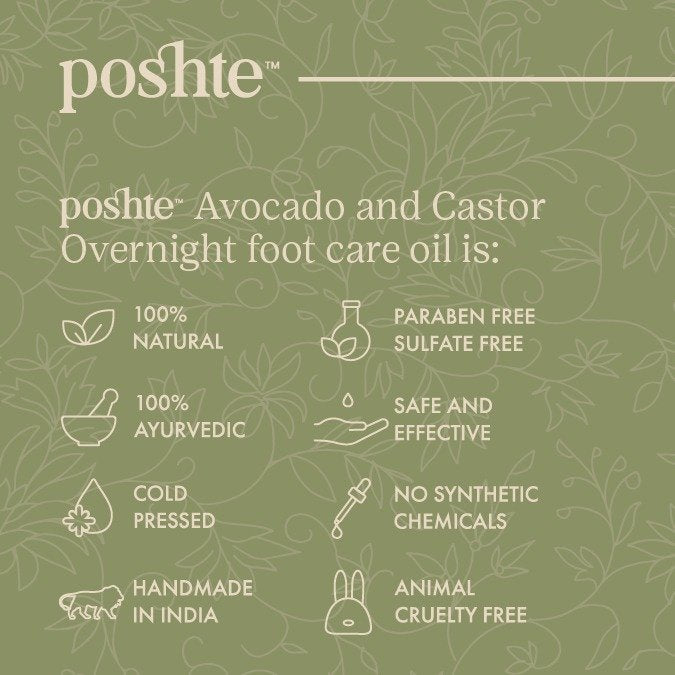Avocado and Castor Overnight Foot Care Oil 30ml
