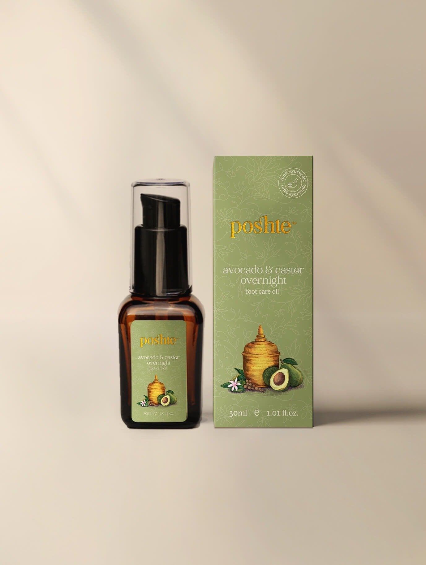Avocado and Castor Overnight Foot Care Oil 30ml